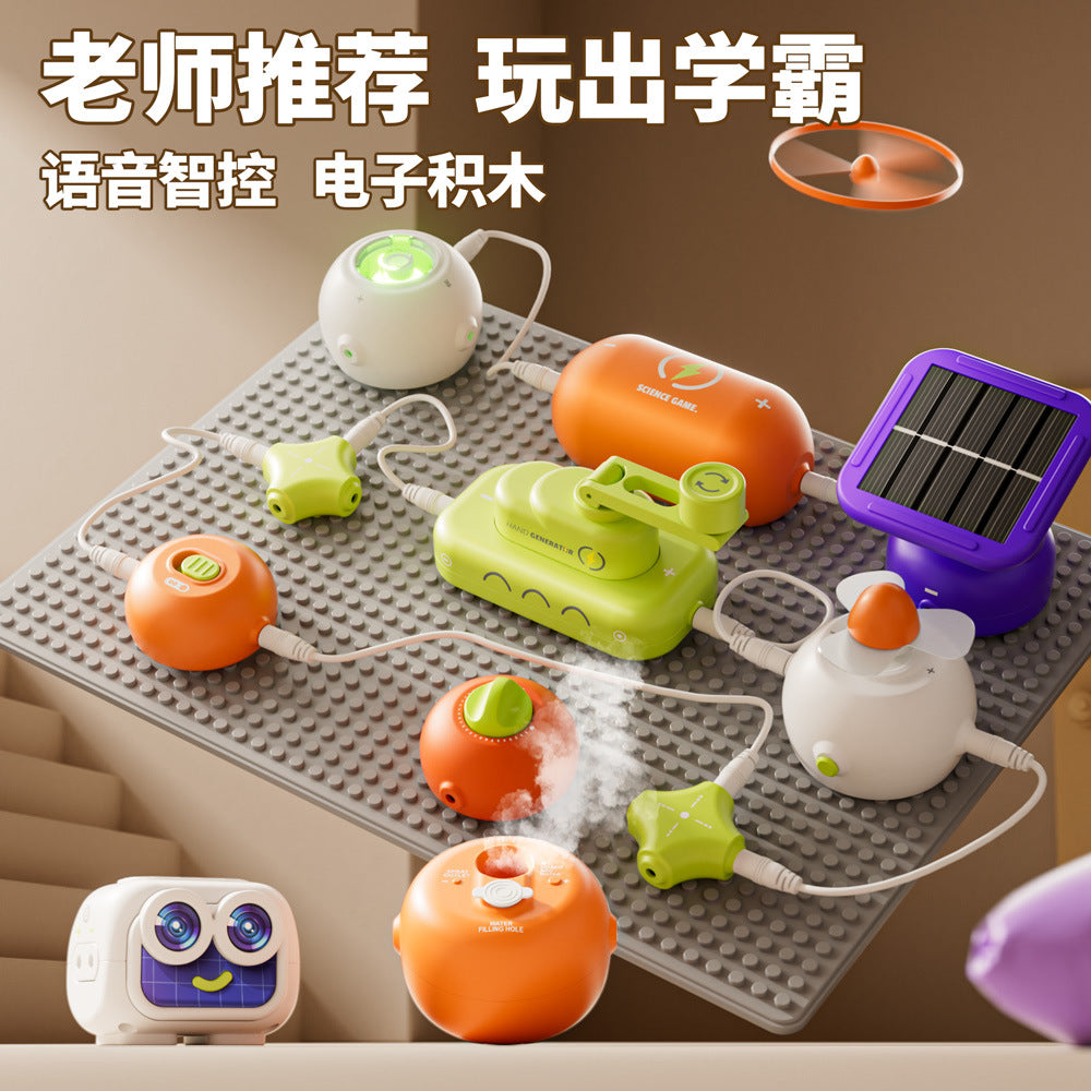 2025 new electronic building block circuit board physics experiment assembly science early education student educational toy new year gift