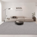 Pineapple circle wool carpet living room  new bedroom bedside pure color wabi-sabi minimalist large area full cover classy