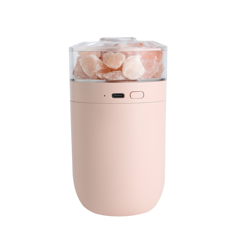 New car aromatherapy salt lamp humidifier - colorful ambient night light humidifier - home desktop hydrating atomizer
