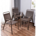 Rattan backrest chair for home chair plastic stool thickened backrest casual chair dormitory for home dining chair mahjong chair