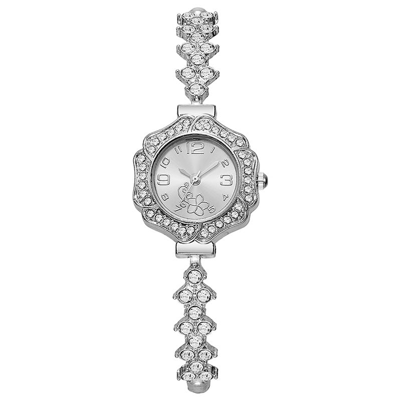 Women's quartz watch, slim bracelet style, adjustable jewelry quartz watch, in-stock, cross-border small batch