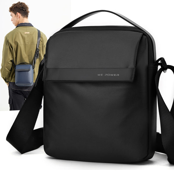 WEPOWER Men's Bag New Crossbody Bag Men's Fashion Shoulder Bag Vertical Small Square Bag Trend Casual Crossbody Bag
