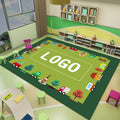 Baby crawling mat, cooling pad, classroom reading area, educational play mat, nursery kids alphabet crystal velvet rug