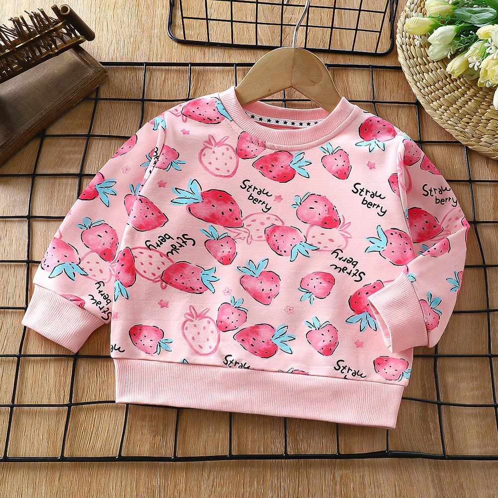 Children's hoodie  autumn collection, 100% cotton, long sleeve t-shirt for boys and girls, infant and toddler pullover top