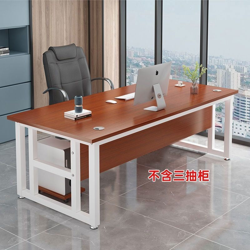 Office desk boss desk workstation executive manager computer desk desktop study writing wooden table