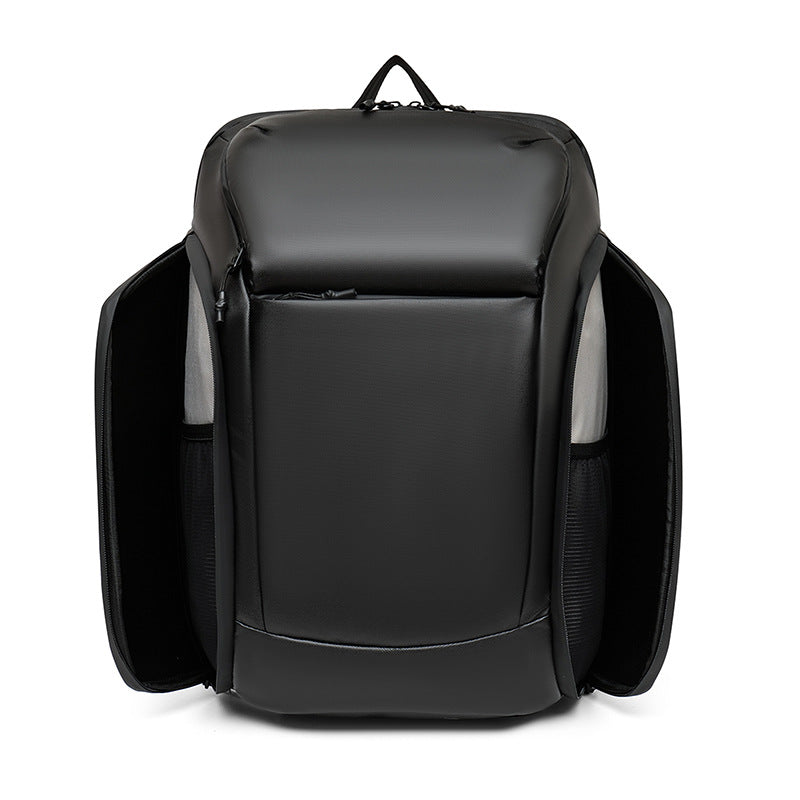New large-capacity high-end men's backpack, locomotive wind EVA pressure case, computer bag, three-dimensional stylish backpack.