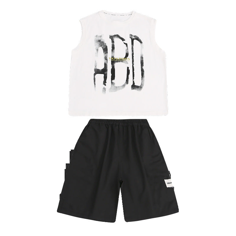 Boys' summer outfit set: new  lightweight summer style for older boys - sporty, cool, and trendy