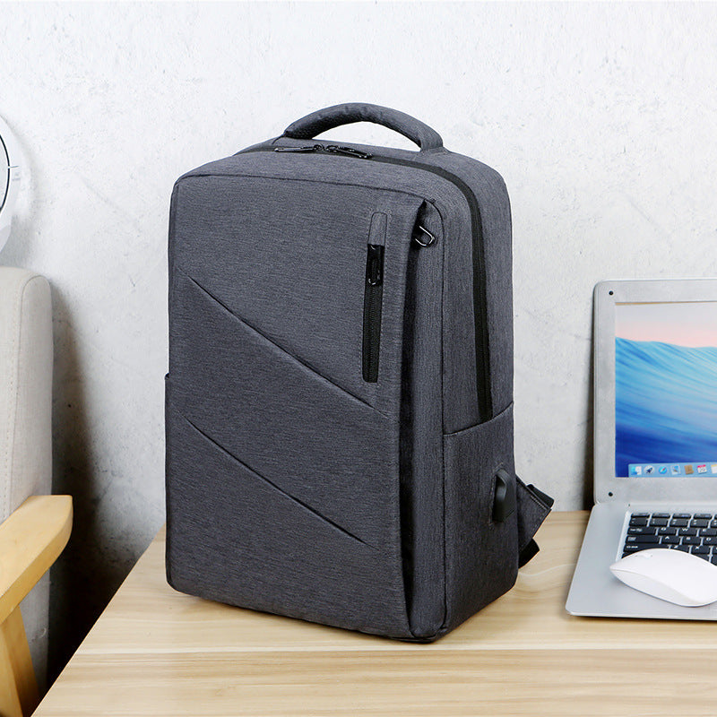 Spring new models, business travel backpack usb charging backpack casual versatile household travel bag trade