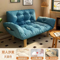 Cream cloud lazy sofa double reclining rental house bedroom no-wash small apartment foldable dual-purpose sofa bed