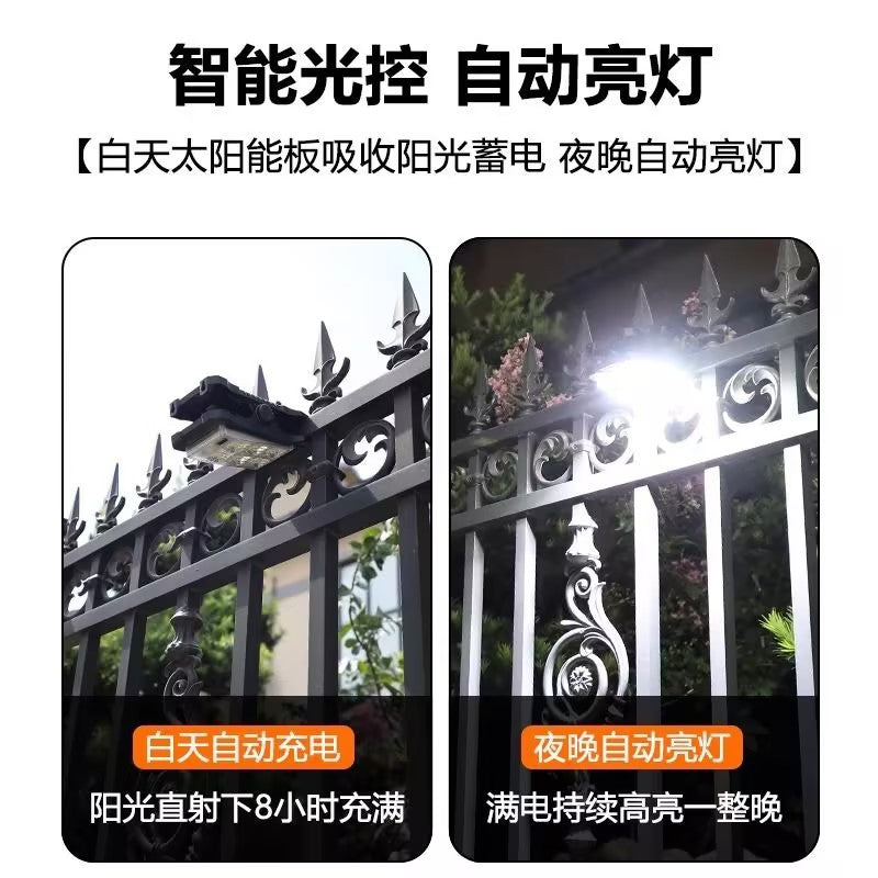 Solar outdoor lights for home courtyard internet celebrity small courtyard arrangement garden lighting waterproof sensor clip light new arrival