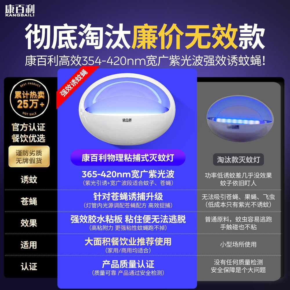 new arrival sticky fly trap & mosquito killer lamp - commercial grade, silent operation for shops, restaurants, and hotels - the ultimate fly and mosquito eliminator