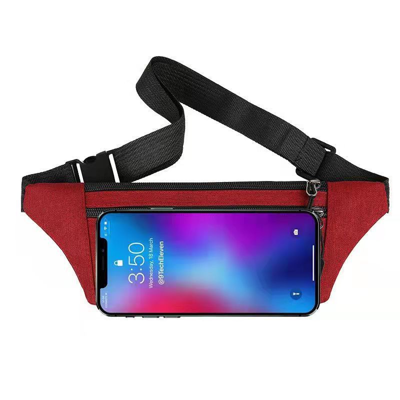 New fanny pack women's large-capacity multi-function anti-splashing water cashier business bag outdoor travel fashion mobile phone bag men