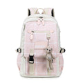 Women's canvas backpack - large capacity travel backpack for students, high school, and middle school