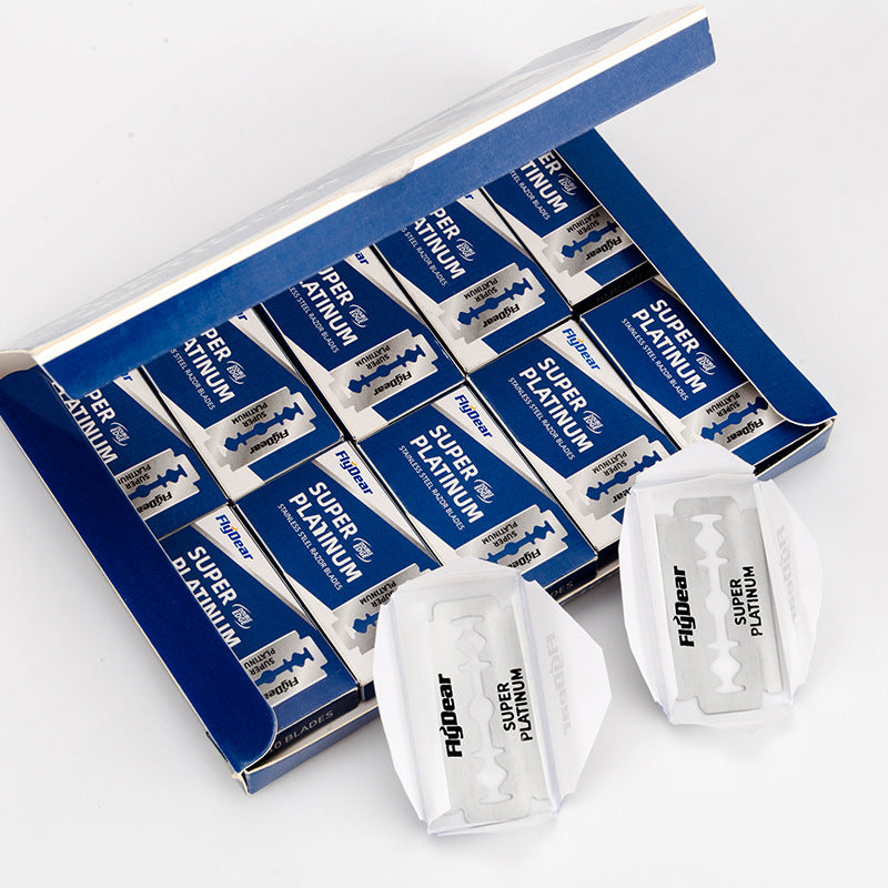 Factory feidi razor blades stainless steel double sided old fashioned manual men's razor blades wholesale direct sales