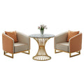 Orange combination: 1+1+round table