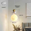 Moon pet chandelier (astronaut)