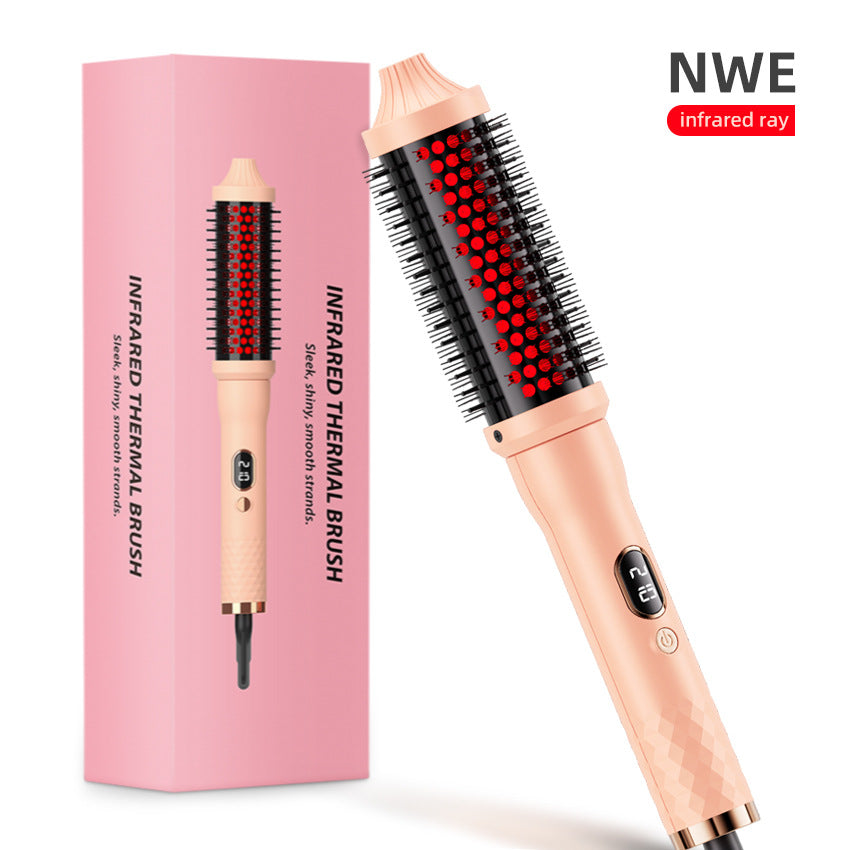 Cross-border hot-selling infrared curling hair straightener multi-functional curling iron electric comb 4 in 1 hot air comb curling iron