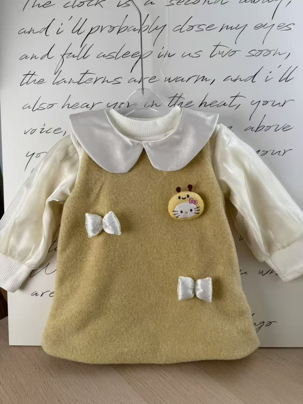 Girls' dress - cute  autumn/winter collection - new stylish winter vest princess dress for kids