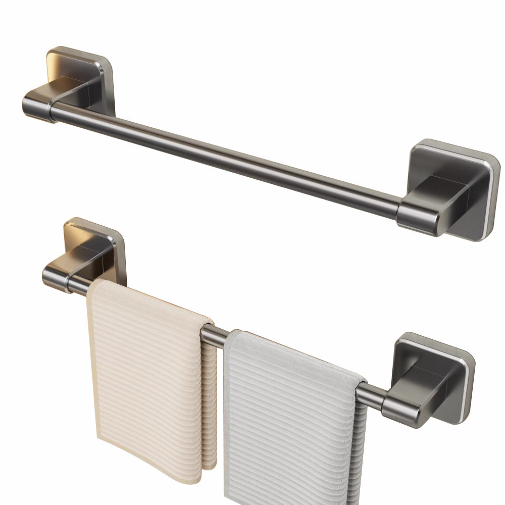 Towel rack bathroom punch-free bathroom shelf storage rack wall-mounted toilet bathroom towel hanging rod single pole