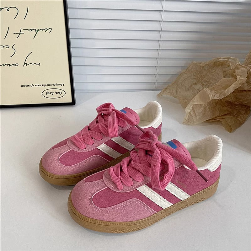 Hong kong styleretroniche style german training shoes for women 2026 summernew arrivalpopularwhite shoeseasiest for match breathable casual sneakers