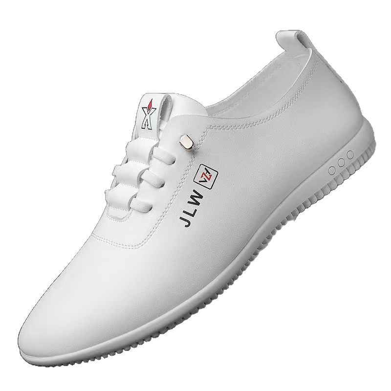 2025 new versatile men's leather shoes - soft sole business casual loafers - perfect for work, security, and dad shoes - wholesale available