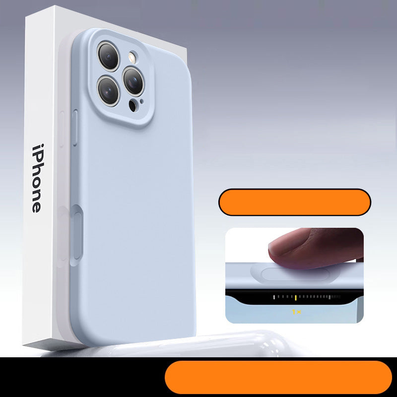 Integrated camera button liquid silicone case for iphone 14/17 - ai photo button compatible with iphone 15