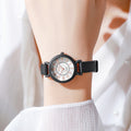 New arrival ultra-thin women's small dial watch alloy luxury quartz watch plaid silicone strap fashion watch watch