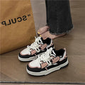 Best sellingwhite shoes women's 2025 spring and summer new women's shoes easiest for matchcasual sneakers niche stylethick soleflats