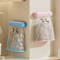 Kitchen wall-mounted ginger, onion and garlic punch-free installation breathable mesh bag ventilation and preservation detachable washable easy-to-clean storage bag