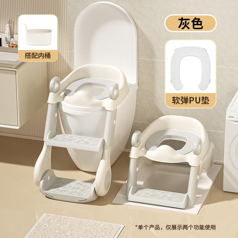 Wholesale children's toilet training seat with step stool - baby potty training seat for infants and toddlers - foldable step stool toilet