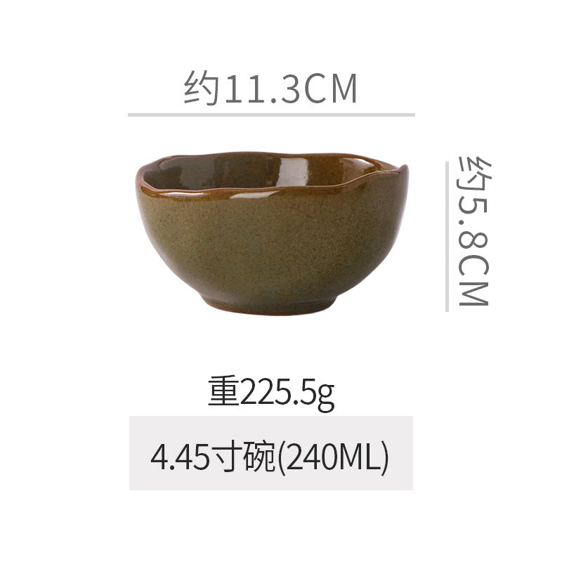 Stylish special-shaped bowls, plates, dishes, retro, good-looking restaurants, hotels, for home, steak plates, desserts, pastries, rice bowls