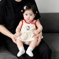 New arrival vest dress for baby girl summer girl k-style cartoon cute printing sleeveless suspender bag butt outing clothes