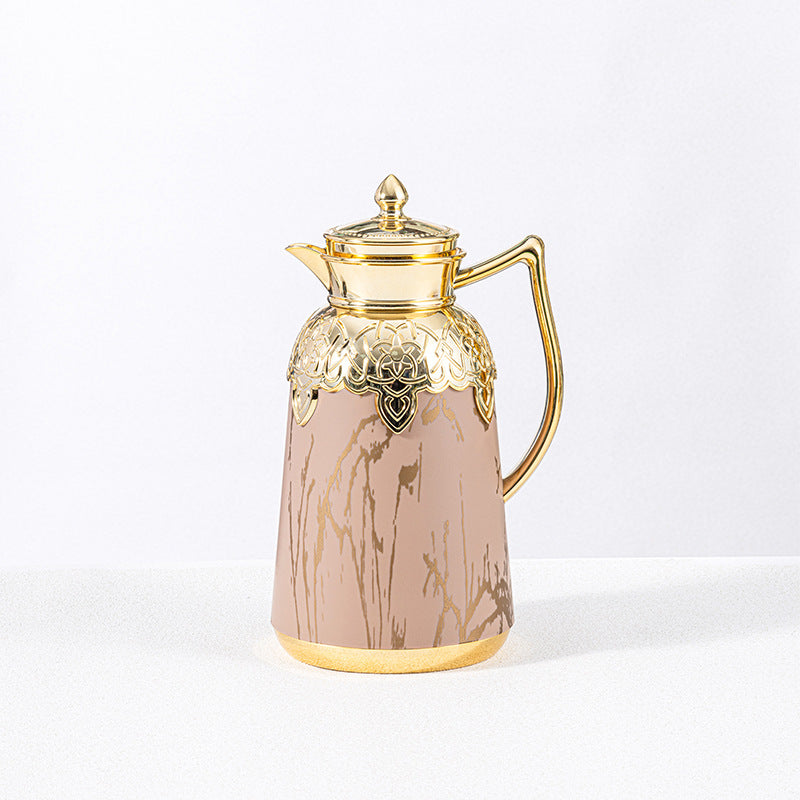 Wholesale gifts coffee pot thermos pot for home large capacity european style coffee pot