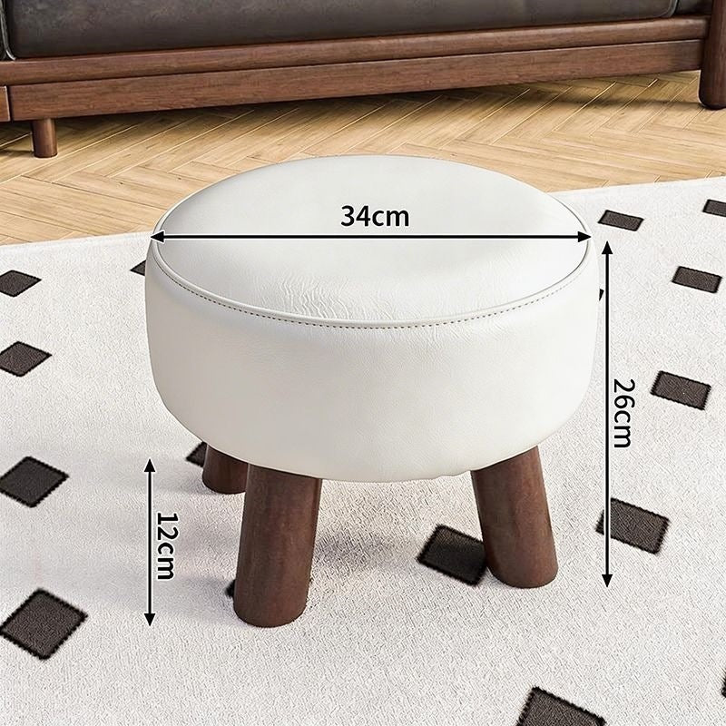 Backrest entry shoe changing stool living room low stool for home shoe changing stool can be rotated durable new chinoiserie solid wood shoe changing stool