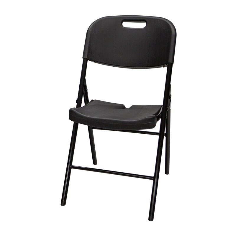 Amazon dining chair casual conference room plastic back chair thickened outdoor portable satchel chair stool foldable chair