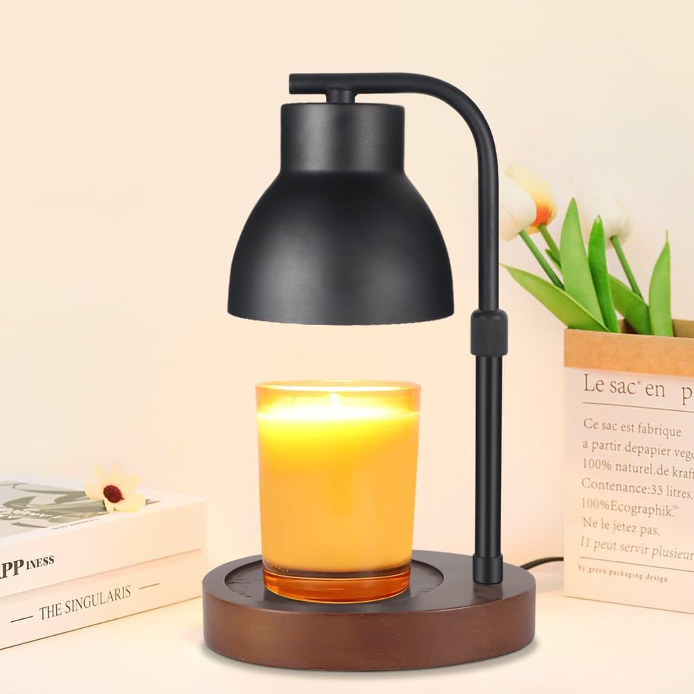 Aromatherapy lamp simple romantic gift bedroom dimmable bedside lamp gift melting candle diffuser no fire wax melting lamp