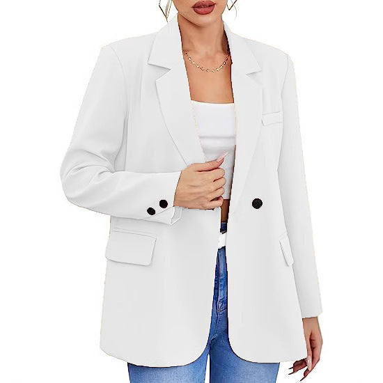 Fashion cross-border   small suit fall and winterolwork clothing lapel silmcardiganelegant suit
