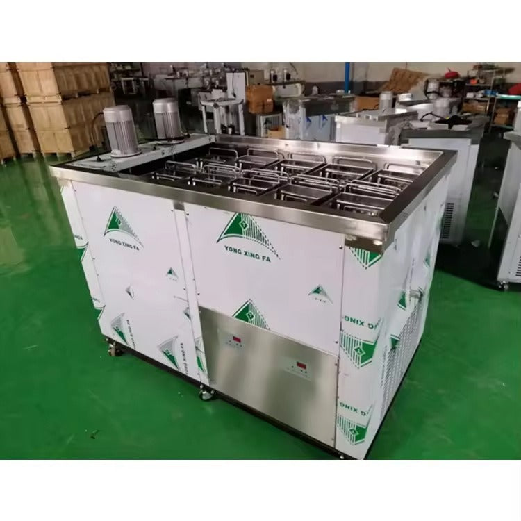 Automatic popsicle maker - 10-cavity fruit ice pop production line equipment