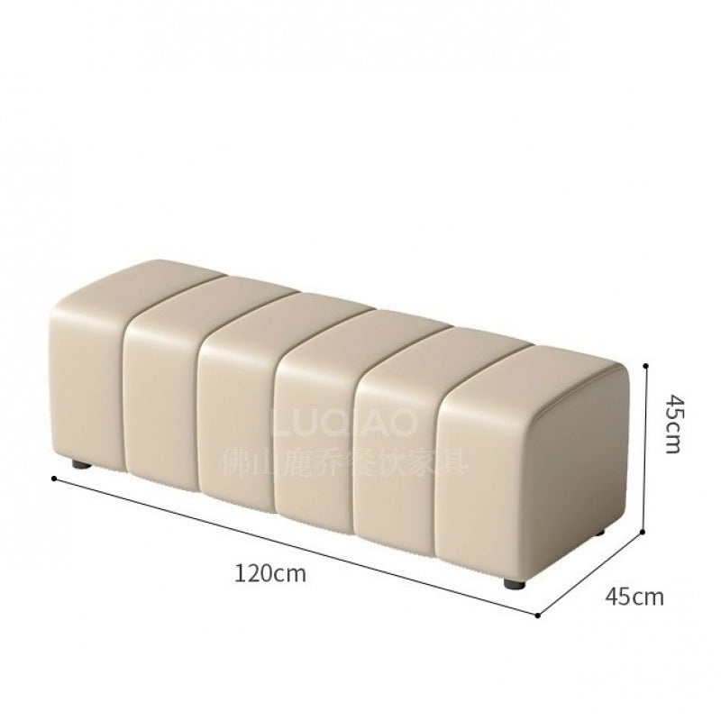 Cream log wind bench dessert cake table and chair combination can be ordered against the wall card seat sofa milk tea shop cafe