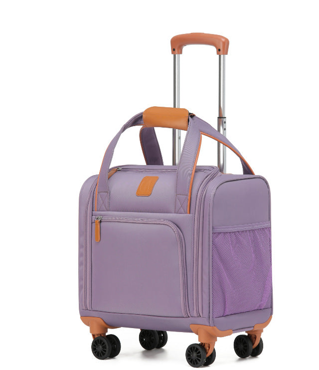 Oxford cloth suitcase 16 inch small boarding case children's trolley case wear-resistant canvas bag waterproof travel bag