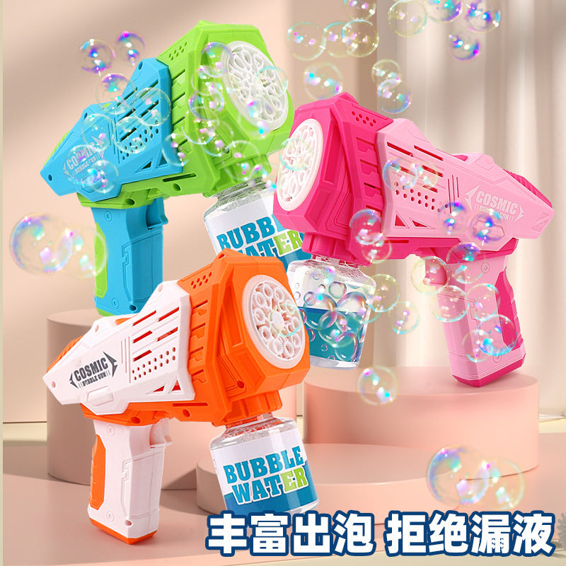 【customizable】wholesale automatic bubble gun - trending bubble wand - handheld electric bubble machine toy (leak-proof)