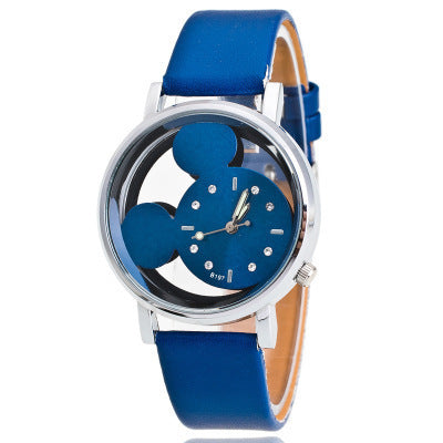 High-selling, factory direct, dropshipping available: mickey mouse kids' anime fashion quartz watch with white dial