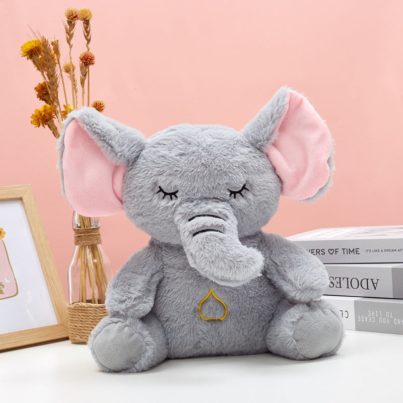 popular plush toy breathing koala bear to soothe kids sound and light bear doll doll spot wholesale