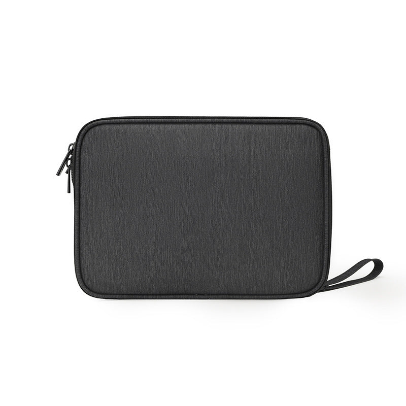 Portable digital accessories storage bag, large-capacity double-layer multi-function waterproof finishing bag box, data cable, earphone U disk.