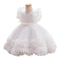 kids dress princess skirt western style girl mesh tutu skirt piano performance dress baby girl dress summer