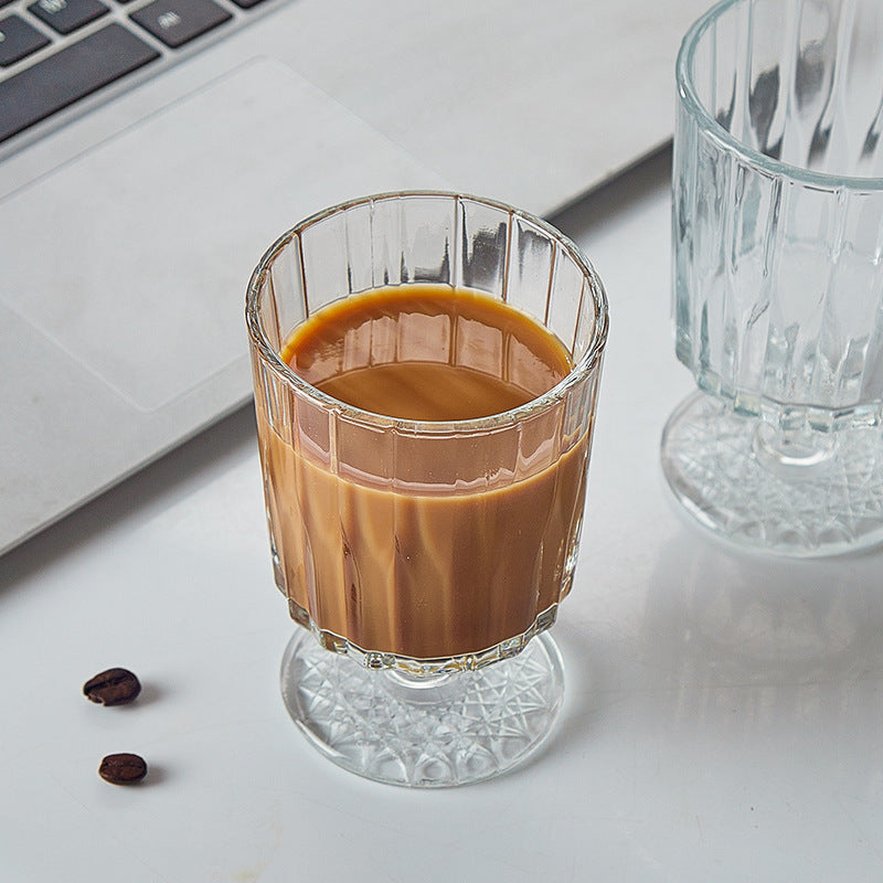 Sunflower tall glass cup - instagrammable, high-end style - new year's mulled wine glass, restaurant cocktail glass, gift cup