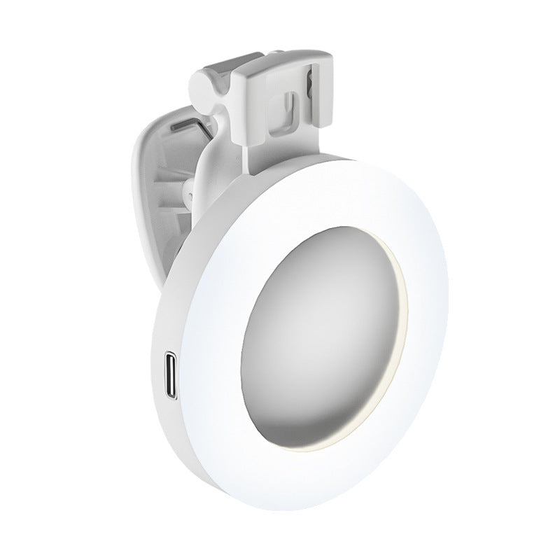 Cross-border led lighting light beauty live shooting clip D6 camera mobile phone filling light charging pocket light