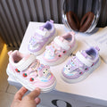 Clearance sale: kids' casual shoes - girls' sneakers, cute cartoon princess flats for girls ages 1-6