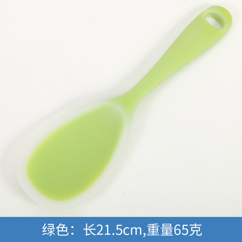 Cross-border non-stick rice scoop food grade rice soup spoon high temperature resistant silicone rice spoon household cooking kitchen utensils anti-scalding