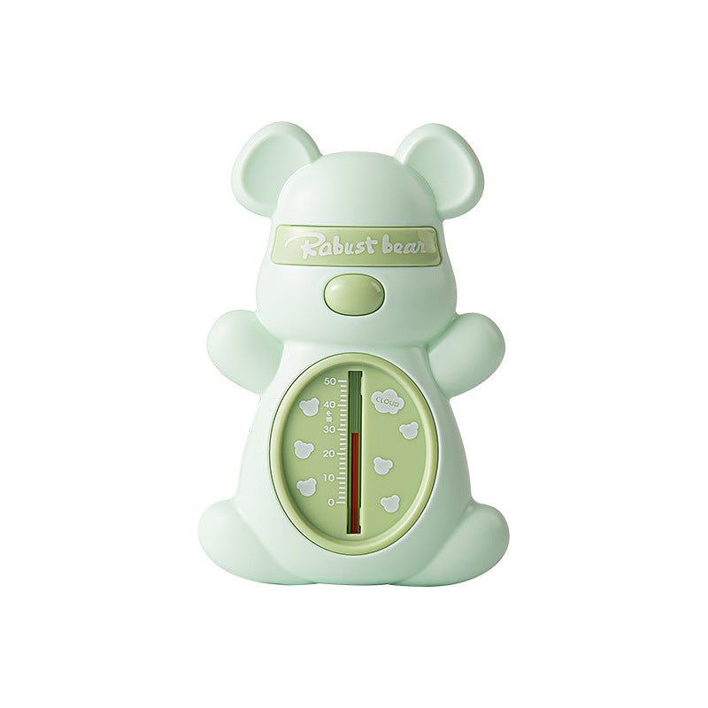 Baby cartoon cute thermometer - adorable bear design for bath water temperature measurement - safe for children's bathing